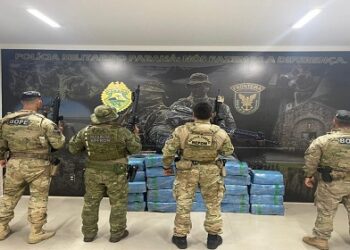 PF, BPFRON e BOPE/PMPR apreendem mais de meia tonelada de maconha