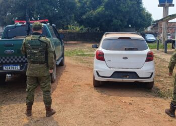PROTETOR DAS FRONTEIRAS: OPERAÇÃO CONJUNTA RECUPERA MAIS UM VEÍCULO ROUBADO