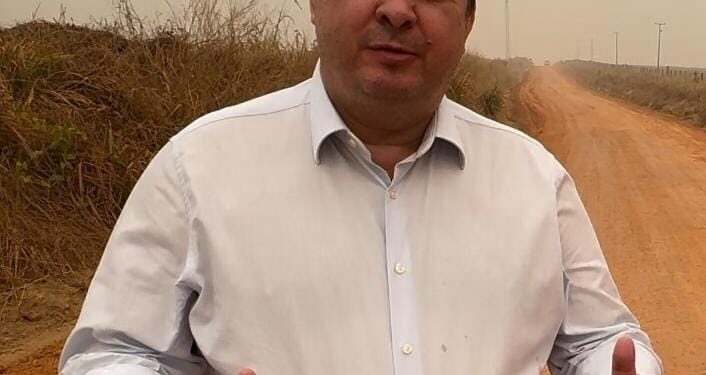 Luís do Hospital visita obras em Vale do Anari financiadas por emenda de R$ 2 milhões de sua autoria