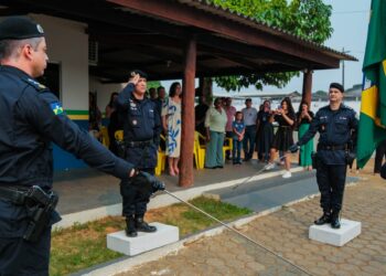 SOLENIDADE MILITAR MARCA PASSAGEM DE COMANDO DA 3ª COMPANHIA PM EM OURO PRETO DO OESTE