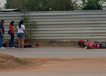 Acidente de trânsito na av.Guapore em PVH