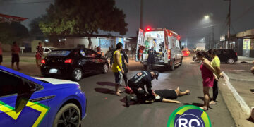Grave acidente de trânsito na zona leste de PVH