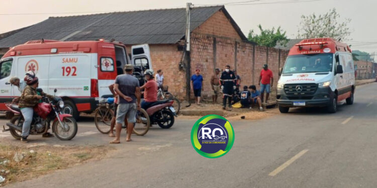 Café da manhã em PVH já iniciou com grave acidente com três vítimas na zona leste