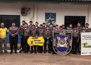 Guajará-Mirim -Detran Promove Palestra de Conscientização para a Polícia Mirim no 6º BPM