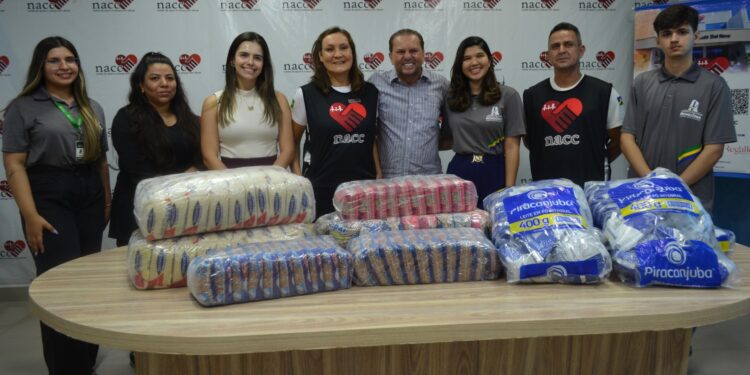 Alimentos arrecadados pela Gincana do Conhecimento da Alero chegam ao NACC