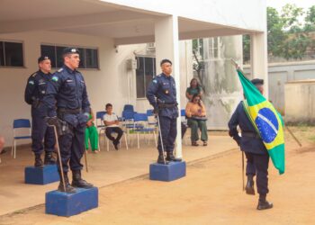 Dra. Taíssa prestigia solenidade da passagem de comando da 3ª Companhia de Policiamento Ostensivo de Nova Mamoré