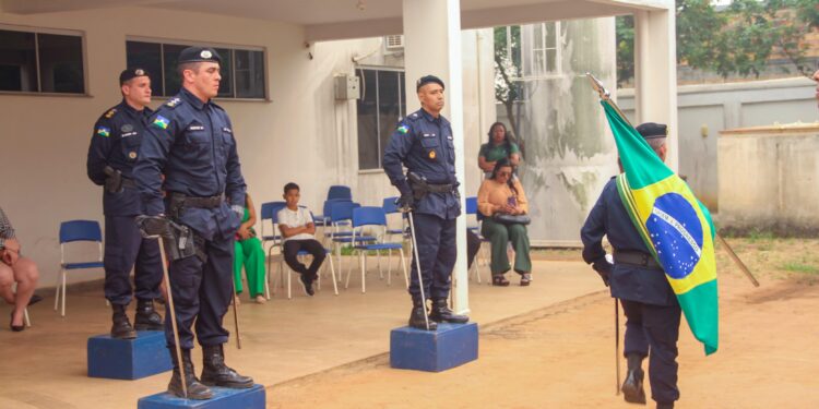Dra. Taíssa prestigia solenidade da passagem de comando da 3ª Companhia de Policiamento Ostensivo de Nova Mamoré