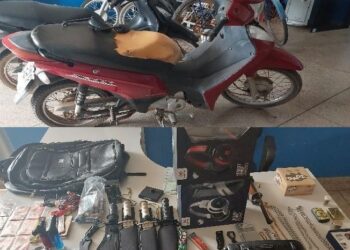 POLÍCIA MILITAR RECUPERA MOTONETA BIZ E VÁRIOS OBJETOS FURTADOS DE LOJA EM VILHENA