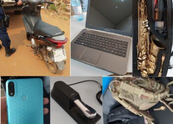 EM MAIS UMA AÇÃO BEM SUCEDIDA, POLÍCIA MILITAR RECUPERA HONDA BIZ E VÁRIOS OBJETOS FURTADOS DE RESIDÊNCIA EM VILHENA
