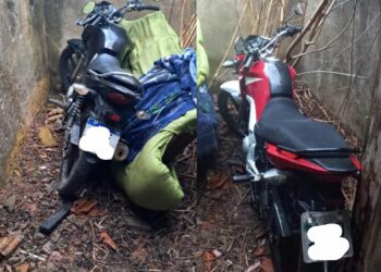 Com ajuda da comunidade PM recupera duas motocicletas em Ariquemes