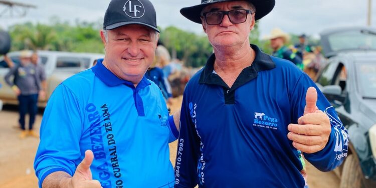 Pedro Fernandes participa da 6ª Pega do Bezerro do Curral do Zé Lima em Cacaulândia