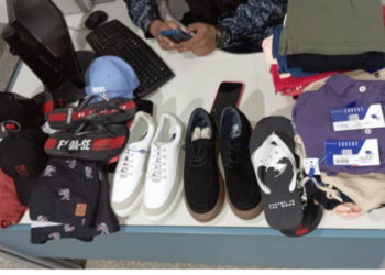 Polícia Militar recupera mercadoria furtada em loja de roupas em Ariquemes
