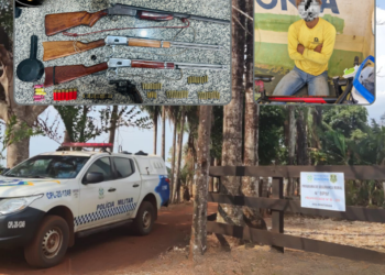 PATRULHA RURAL DO 4º BPM REALIZA PRISÃO DE FORAGIDO DA JUSTIÇA E APREENDE QUATRO ARMAS DE FOGO DURANTE PATRULHAMENTO RURAL