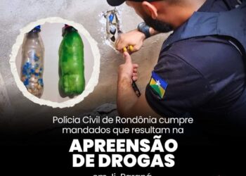 POLÍCIA CIVIL DE RONDÔNIA APREENDE DROGAS EM JI-PARANÁ