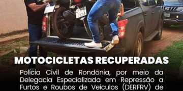 POLÍCIA CIVIL RECUPERA MOTOCICLETAS ROUBADAS E INVESTIGA CRIME VIOLENTO EM RESIDÊNCIA