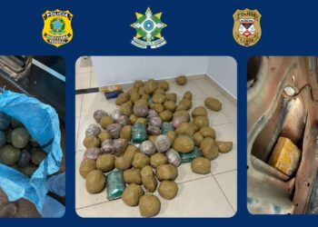 Ação Conjunta da Polícia Militar e Polícia Civil Apreende Aproximadamente 50 kg de Drogas