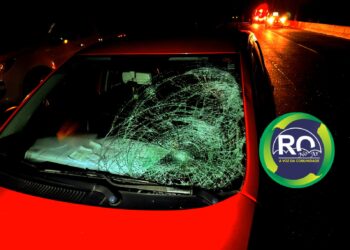 BR-364: Homem é atropelado por carro e não resistiu morrendo no local