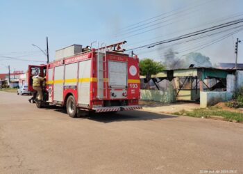 Ponto comercial é consumido pelo o fogo