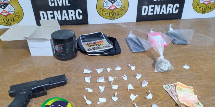 DENARC: Mulher é presa por tráfico na zona sul de PVH