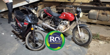 Fiscalização de trânsito recupera duas motos roubadas