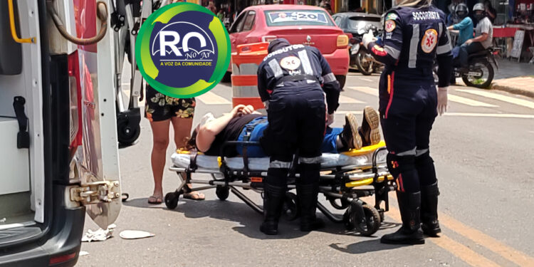 Motociclista fugiu após colidir em outra moto