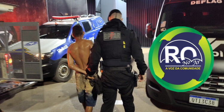 BPTAR: Tentou fugir é jogou o entorpecente mas foi preso