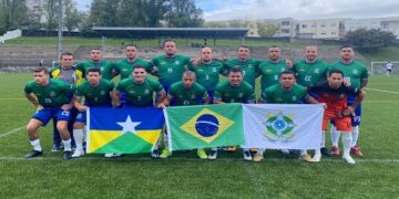 Polícia Militar de Rondônia conquista a medalha de bronze no futebol 7 na Europa