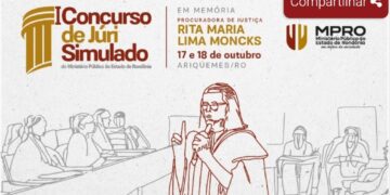 Concurso de Júri Simulado do MPRO será transmitido pelo YouTube nesta quinta e sexta-feira