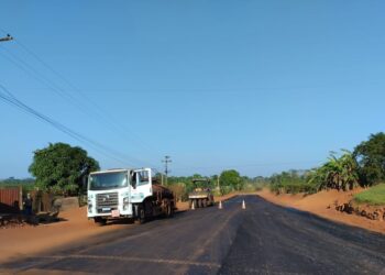Distrito de Vila Marcão recebe pavimentação asfáltica com recursos do governo de RO