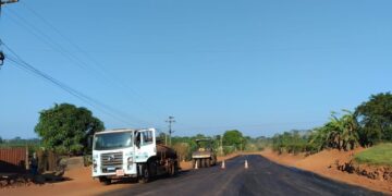 Distrito de Vila Marcão recebe pavimentação asfáltica com recursos do governo de RO