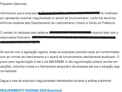 Prefeitura de Porto Velho alerta para que contribuintes não caiam em golpes de regularização de alvarás