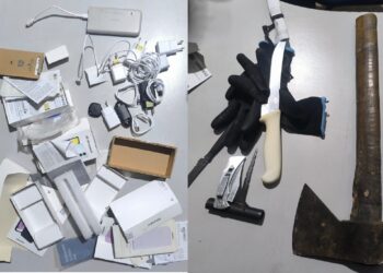 PM PRENDE JOVENS QUE PRATICARAM FURTOS EM LOJAS NO MUNICÍPIO DE VILHENA E RECUPERA OBJETOS