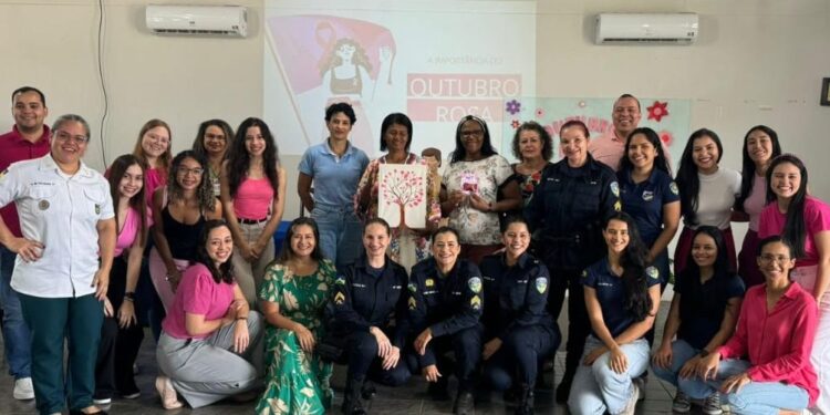 POLICIAIS FEMININAS DO 3º BPM PARTICIPAM DE EVENTO “OUTUBRO ROSA”, ORGANIZADO POR ACADÊMICOS DE MEDICINA