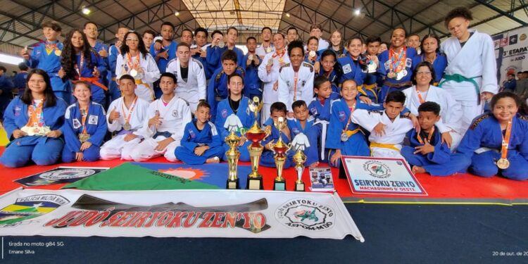 Judô Seiryoku Zen’yo da PM Mirim de Machadinho D’Oeste brilha é Campeã Estadual Feminina do Campeonato Estadual de Judô LIJER 2024