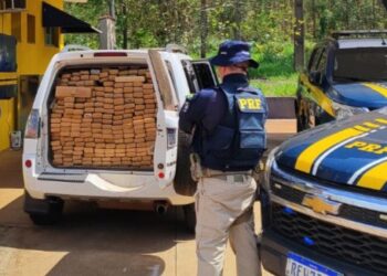 PRF apreende 1,5 tonelada de maconha em Três Lagoas (MS)