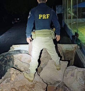 PRF em Rondônia identifica transporte ilegal de 15 toneladas de minério