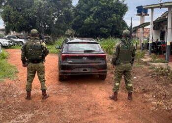 VEÍCULO FURTADO É RECUPERADO EM AÇÃO CONJUNTA ENTRE FORÇAS DE SEGURANÇA DE RONDÔNIA E GUARDA BOLIVIANA
