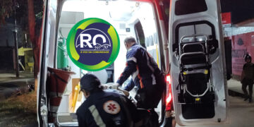 Motorista de APP é socorrido as pressas para JPII após ser agredido por três homens