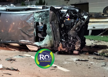 Grave acidente de trânsito deixa três vítimas é dois carros capotados – Veja o Vídeo