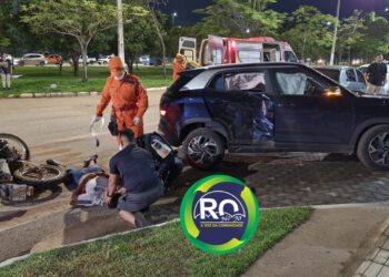 Acidente de trânsito deixa duas vítimas