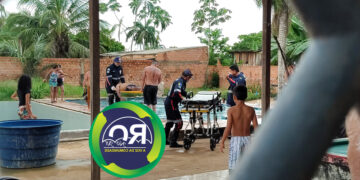 Vítima de afogamento em piscina é socorrido as pressas para JPII