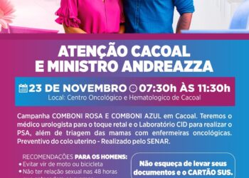 23 de novembro é dia de prevenção ao câncer em Cacoal