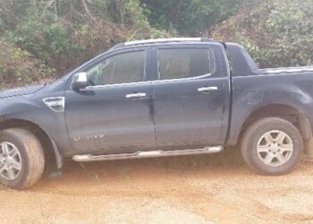 Polícia Militar recupera caminhonete roubada em residência