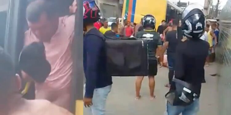 PM que matou motoqueiro de aplicativo é espancado dentro de ônibus; veja vídeo