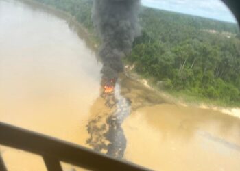 PF deflagra operação contra garimpo ilegal no interior do Amazonas