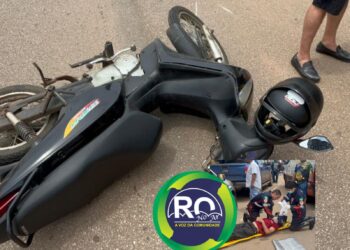 VEJA O VÍDEO: Motociclista é atingido por veículo e socorrido para UPA sul