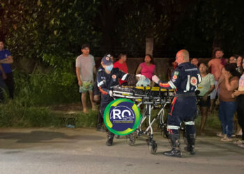 Criança é atropelada em frente de igreja
