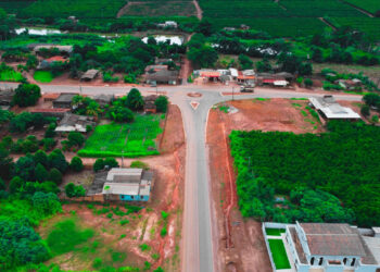 Pavimentação asfáltica e sinalização horizontal é concluída pelo governo de RO, no distrito de Vila Marcão