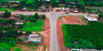 Pavimentação asfáltica e sinalização horizontal é concluída pelo governo de RO, no distrito de Vila Marcão