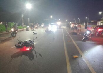 Motorista morre durante grave acidente entre carro e moto na AM-070